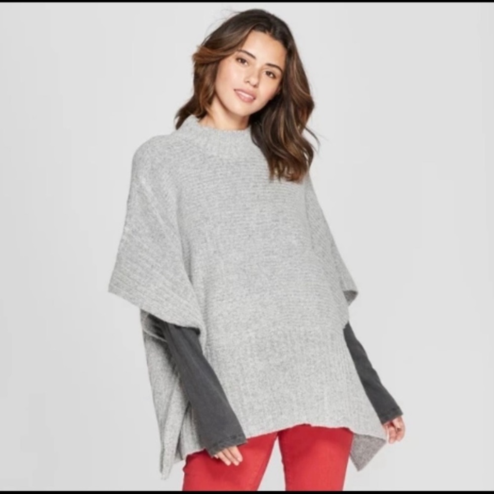 Universal Thread Poncho Sweater - image 7
